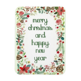 God jul och Gott nytt år Magnet