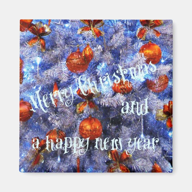 God jul och gott nytt år! magnet (Framsidan)