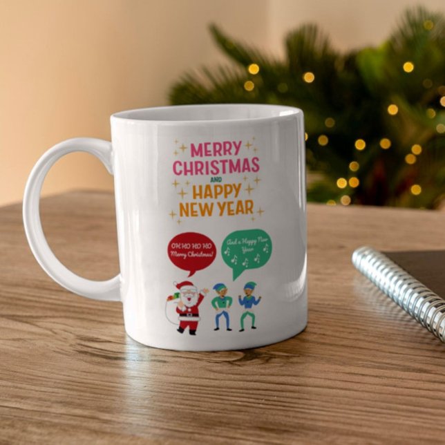 God jul och Gott nytt år Mugg (Skapare uppladdad)
