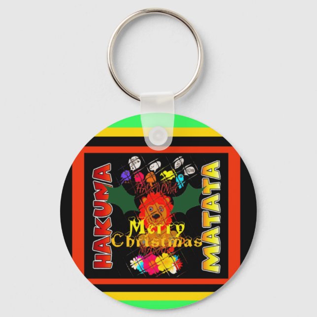 God jul och Gott nytt år Nyckelring (Framsida)