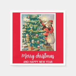 God jul och gott nytt år pappersservett