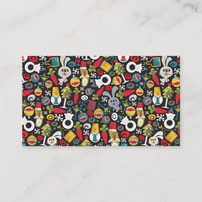 God jul och Gott nytt år Placeringskort (Framsida)