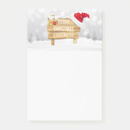 God jul och Gott nytt år Post-it Block