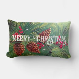 God jul och Gott nytt år Reversible Lumbarkudde