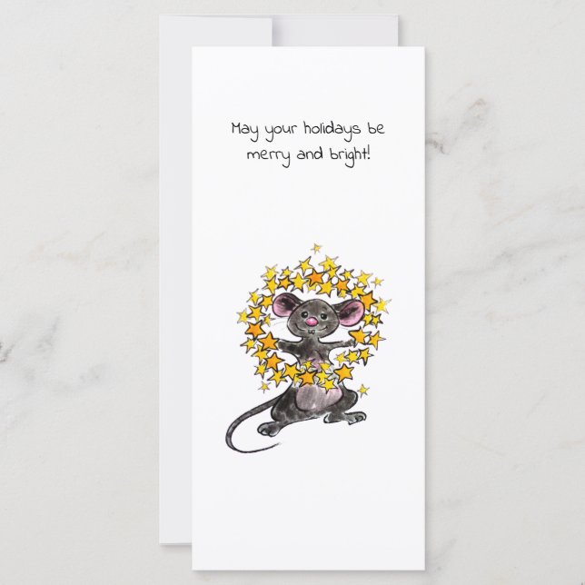 God jul och Gott nytt år stjärnornas mus (Framsida)