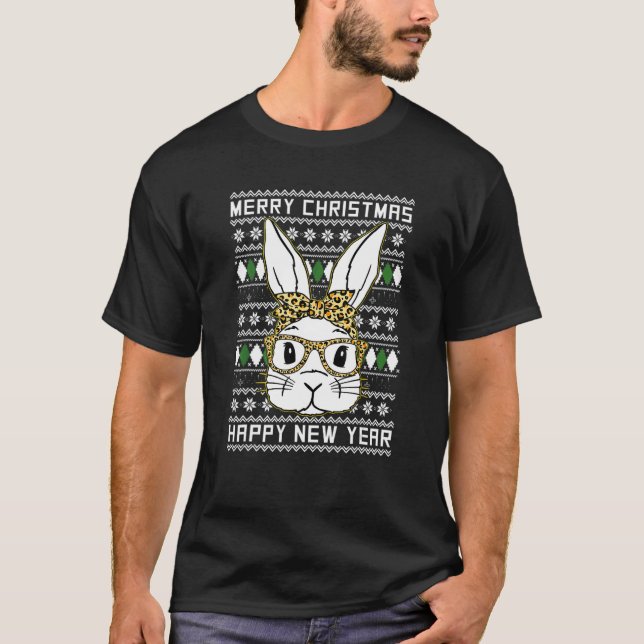 God jul och Gott nytt år T Shirt (Framsida)