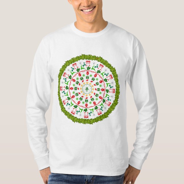 God jul och Gott nytt år! T Shirt (Framsida)
