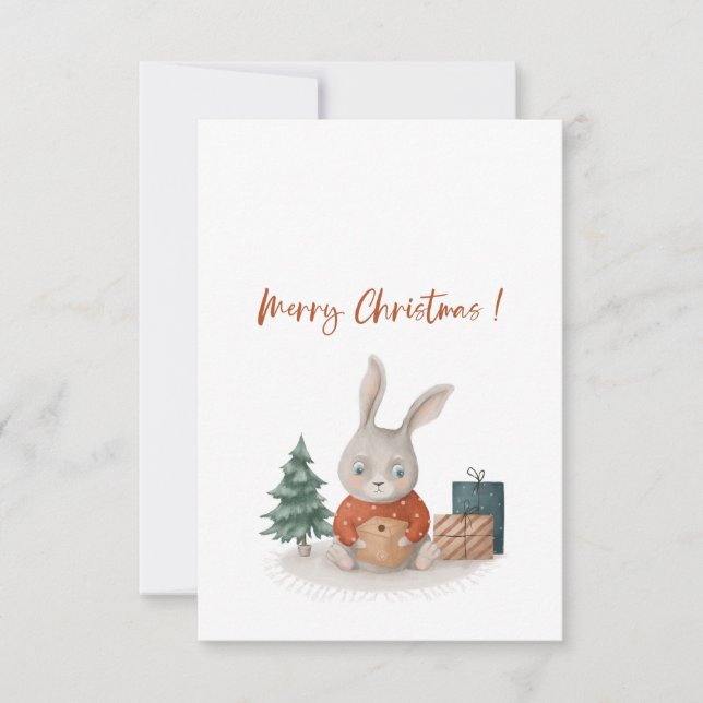 God jul och gott nytt år tack kort (Framsida)