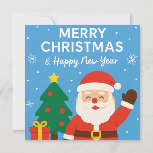 God jul och gott nytt år - Tomte Inbjudningar