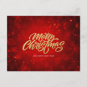 God jul och Gott nytt år Vykort