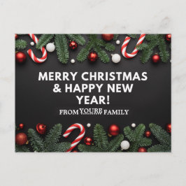 God jul och Gott nytt år Vykort