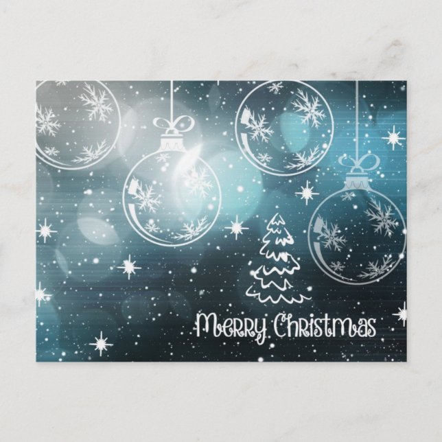 God jul och Gott nytt år Vykort (Framsida)