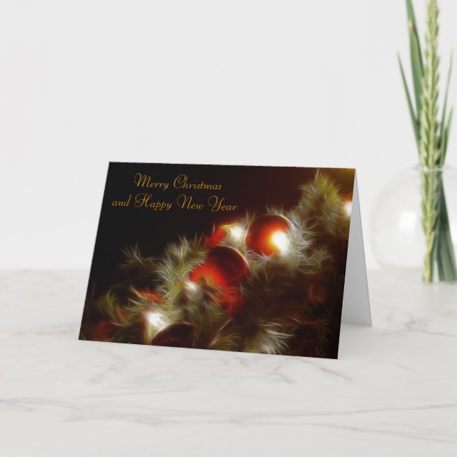 God jul och Happ… Helgkort (Framsida)