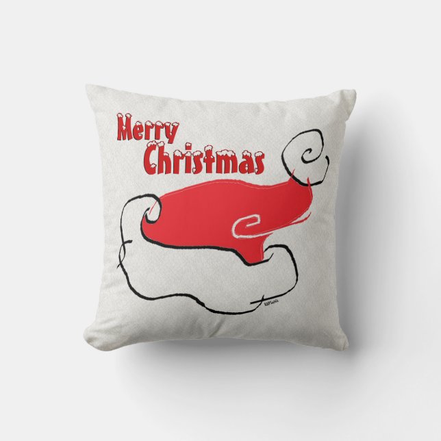 God jul och HO HO HO Kudde (Framsida)