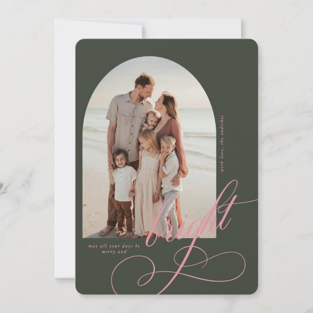 God jul- och lätt julkort (Framsida)