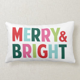 God jul och ljus färgstark jul i Dekorativ kudde