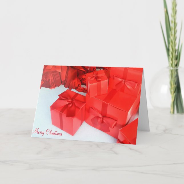 God jul och Lycklig 2015 Helgkort (Framsida)