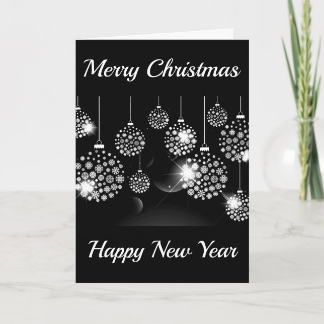 *GOD JUL* OCH MERRY OCH BRIGHT HELGKORT (Framsida)