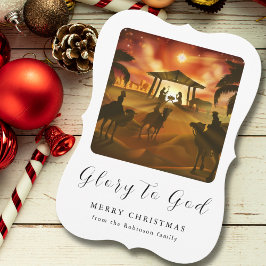 God jul och nativitetsscen