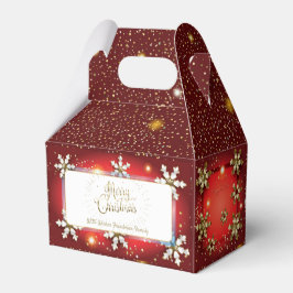 God jul och nyår! 20XX Guld Luxury Presentaskar