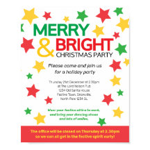 God jul och party-stjärnor på kontoret för