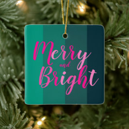 God jul och Rosa för Bright Grönt Julgransprydnad Keramik