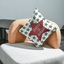 God jul och smart Star Mönster Kudde