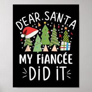 God Jul - Offert Ord Kära Santa My Fiance Poster