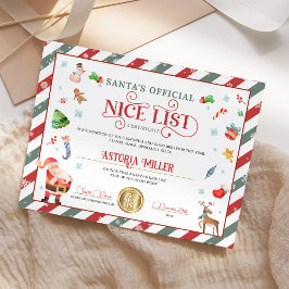 God Jul-Officiell - Nicelistcertifikat
