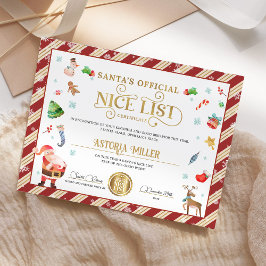 God Jul-Officiell - Nicelistcertifikat