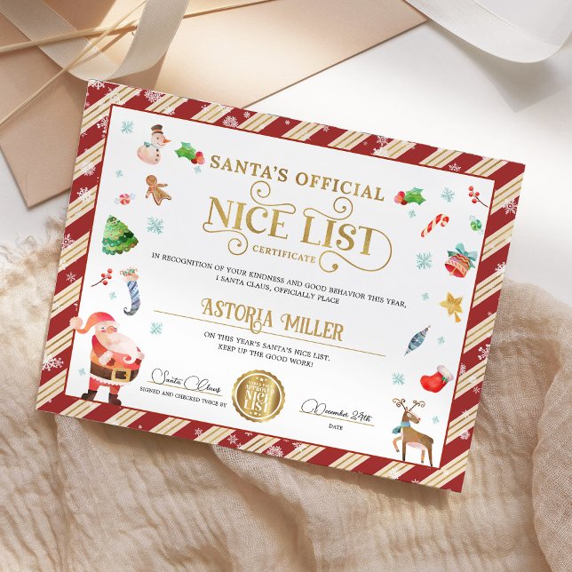 God Jul-Officiell - Nicelistcertifikat (Skapare uppladdad)