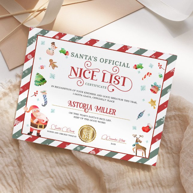 God Jul-Officiell - Nicelistcertifikat (Skapare uppladdad)
