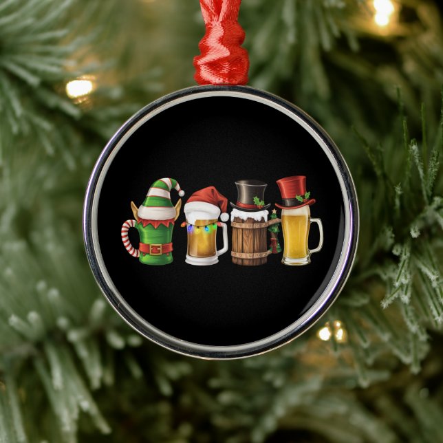 God Jul Ölbryggning Tomte Öljubb  Julgransprydnad Metall (Träd)