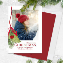 God jul One Photo Botanical Grey