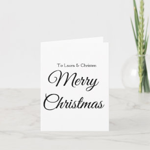 God jul önskad namn text anpassad familj present helgkort
