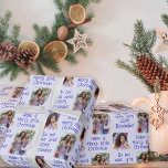 God jul, öppen 25 december Foto Wr Presentpapper<br><div class="desc">Julfoto papper med 2 av dina favoritfoton. Utformningen är skriven med "Öppna inte förrän den 25 december" och "Ha en trevlig liten jul". Fotomallen visningar bilder i lodrät porträtt och kvadratiska format, så om du har problem med placeringen i bild kan du prova att beskära till den aktuella formen och...</div>