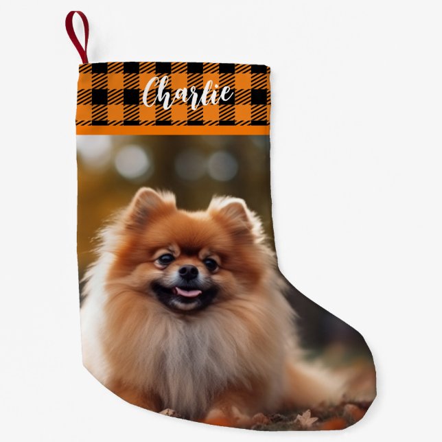 God jul Orange Flanals Small Gift Liten Julstrumpa (Framsidan)