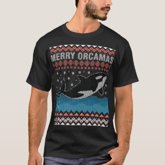 God jul Orca Whale Ugly jul som Boy a T Shirt