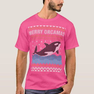 God jul Orca Whale Ugly jul som Boy a T Shirt
