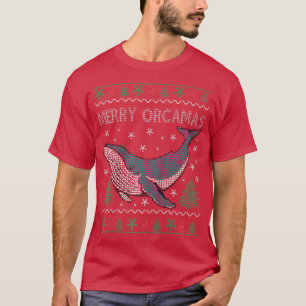 God jul Orcas Killer Whale Gift Ugly T Shirt