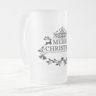 God jul Ord Art Frostat glasöl Mugg
