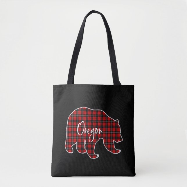 God jul Oregon Festive Julafton Retro Sunset Tygkasse (Framsida)