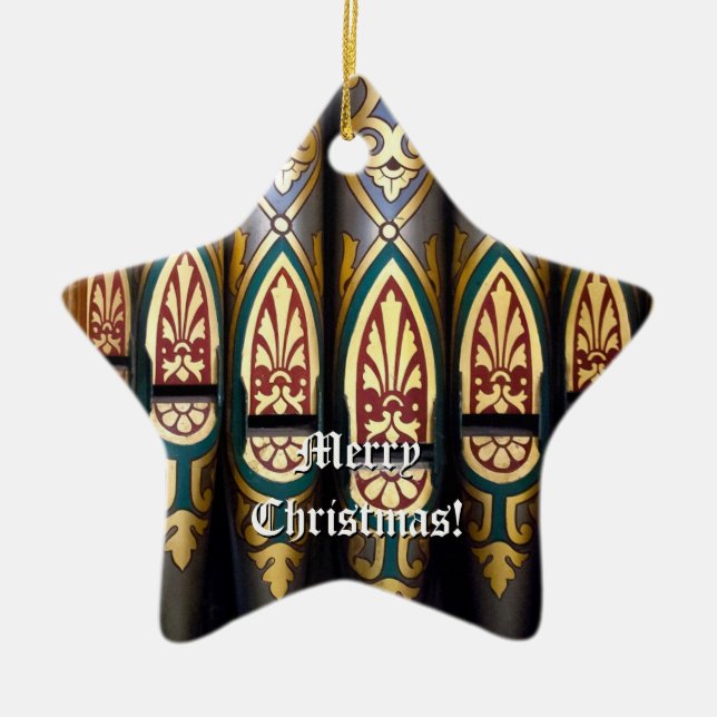 God jul organdonation julgransprydnad keramik (Framsidan)