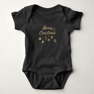 God jul Ornament guld färg golden decor T Shirt
