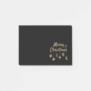 God jul Ornament guld Post-it Block