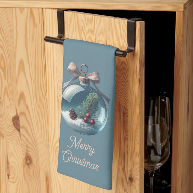 God jul Ornament Kitchen Towel Kökshandduk (Thirds Fold)