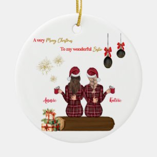 God jul Ornament Personlig, bästa vän