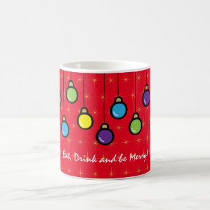 God jul Ornament Red Mugg
