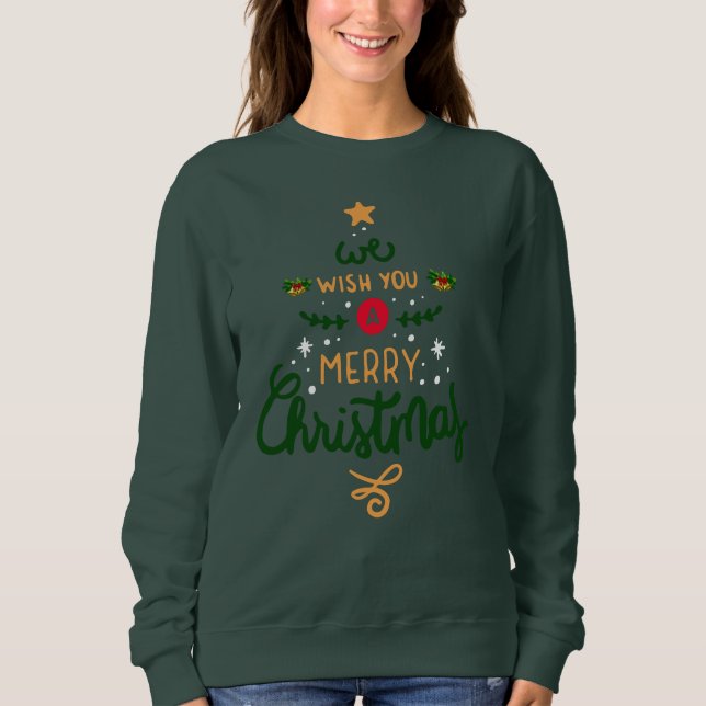 God jul Ornament T Shirt (Framsida)