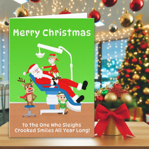 God Jul Ortodontist Tomte Kort